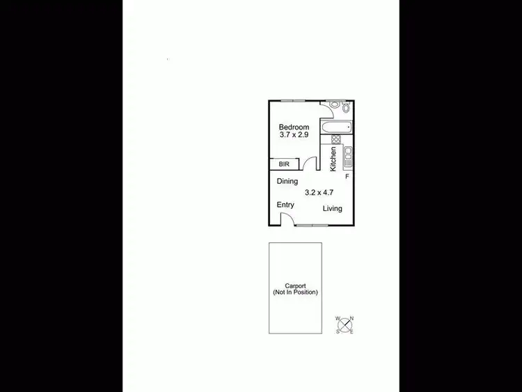 Floorplan of Homely apartment listing, 11/1 Hatfield Court, West Footscray VIC 3012