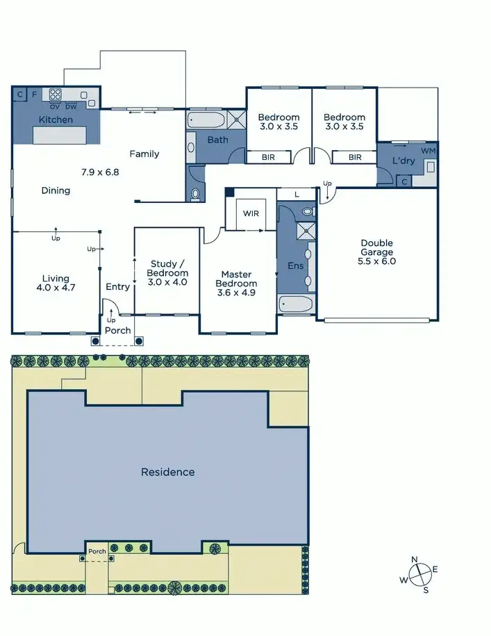 Floorplan of Homely house listing, 42 Daniel Street, Burwood VIC 3125