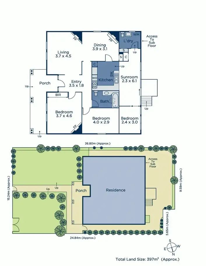 Floorplan of Homely house listing, 30 Martin Road, Glen Iris VIC 3146