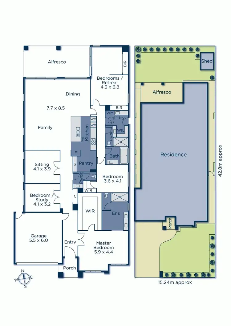 Floorplan of Homely house listing, 25 Wallace Road, Burwood VIC 3125