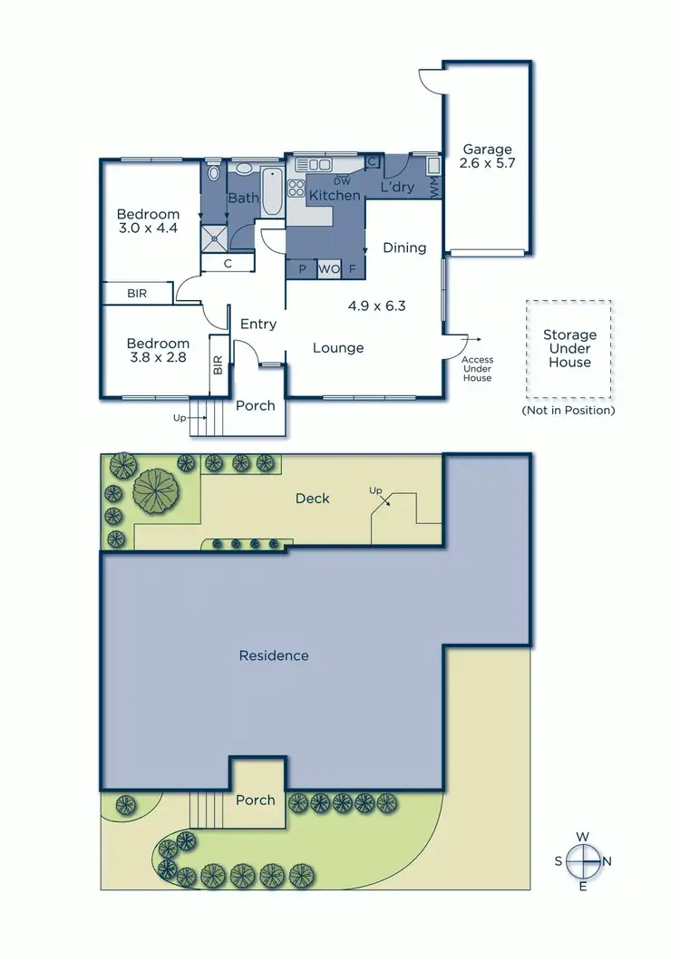 Floorplan of Homely unit listing, 3/33 Donna Buang Street, Camberwell VIC 3124