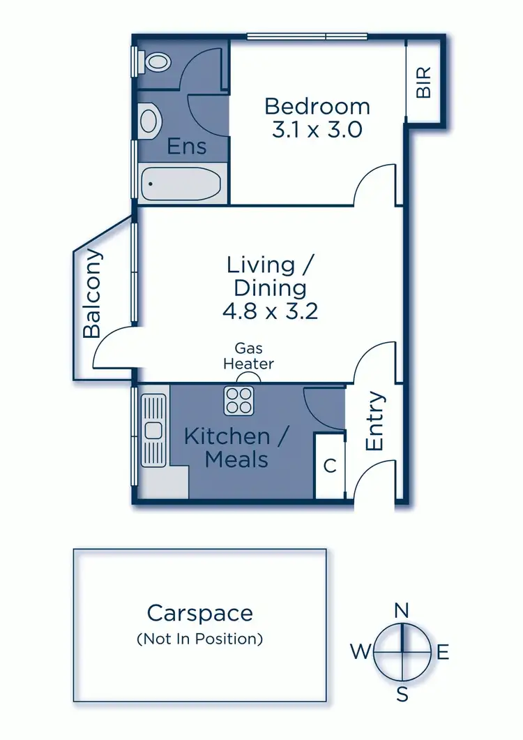 Floorplan of Homely apartment listing, 7/176 Murrumbeena Road, Murrumbeena VIC 3163