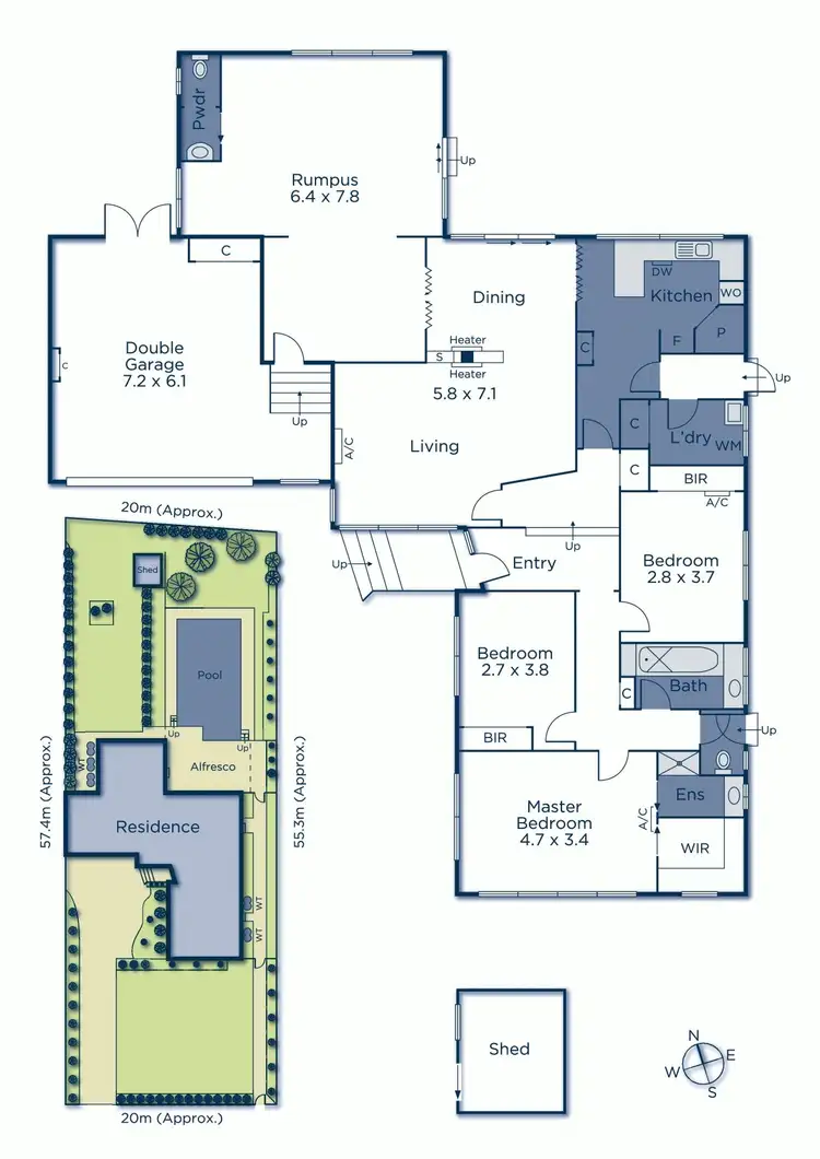 Floorplan of Homely house listing, 317 Boronia Road, Boronia VIC 3155