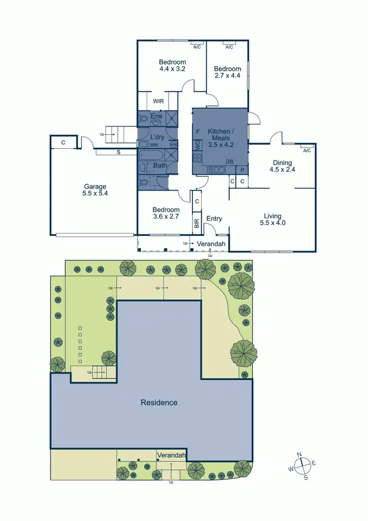 Floorplan of Homely townhouse listing, 11/101 Wattle Valley Road, Camberwell VIC 3124