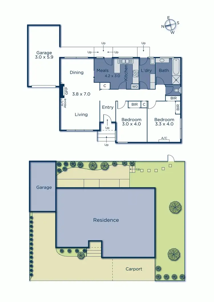 Floorplan of Homely unit listing, 6/15 Iris Road, Glen Iris VIC 3146
