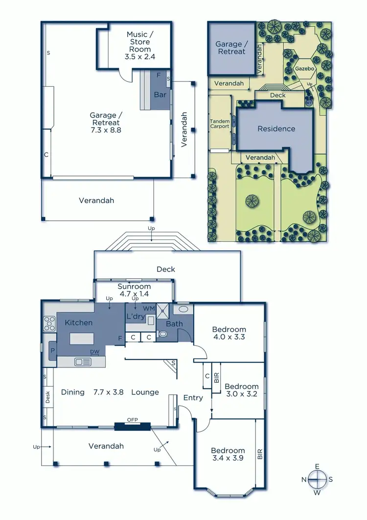 Floorplan of Homely house listing, 12 Morton Road, Burwood VIC 3125