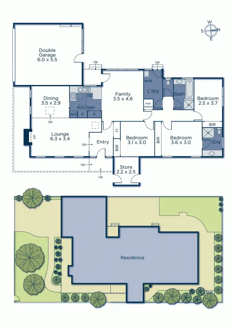 Floorplan of Homely unit listing, 1/9 Warren Street, Burwood VIC 3125