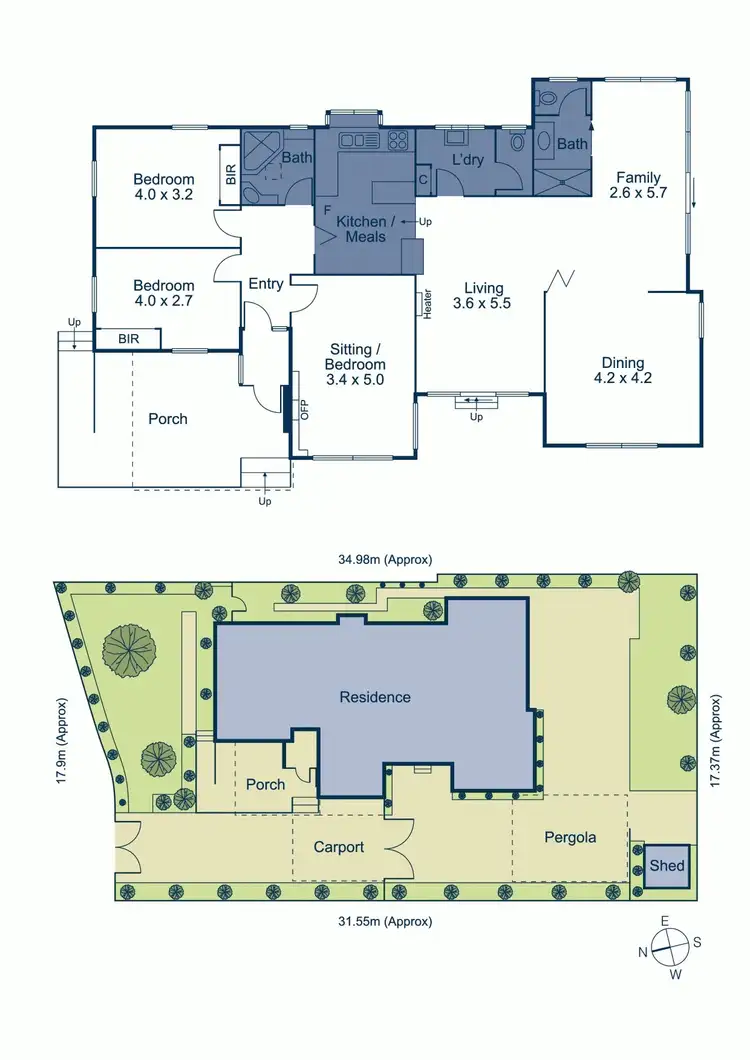 Floorplan of Homely house listing, 43 Daniel Street, Burwood VIC 3125