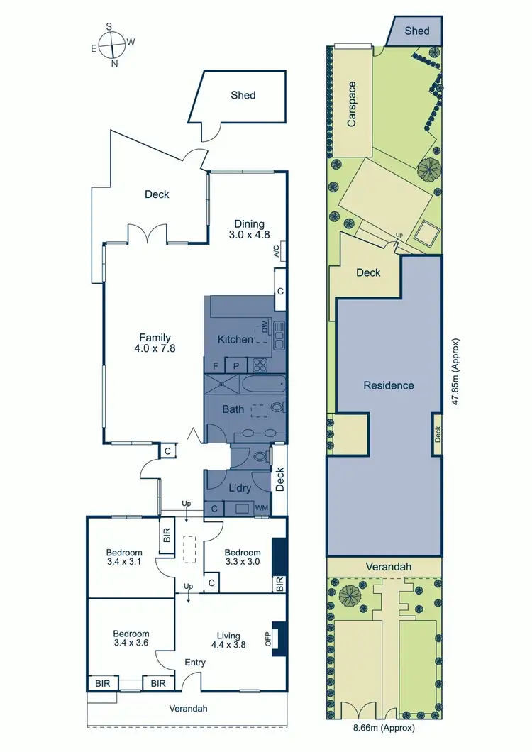 Floorplan of Homely house listing, 22 Oxley Road, Hawthorn VIC 3122
