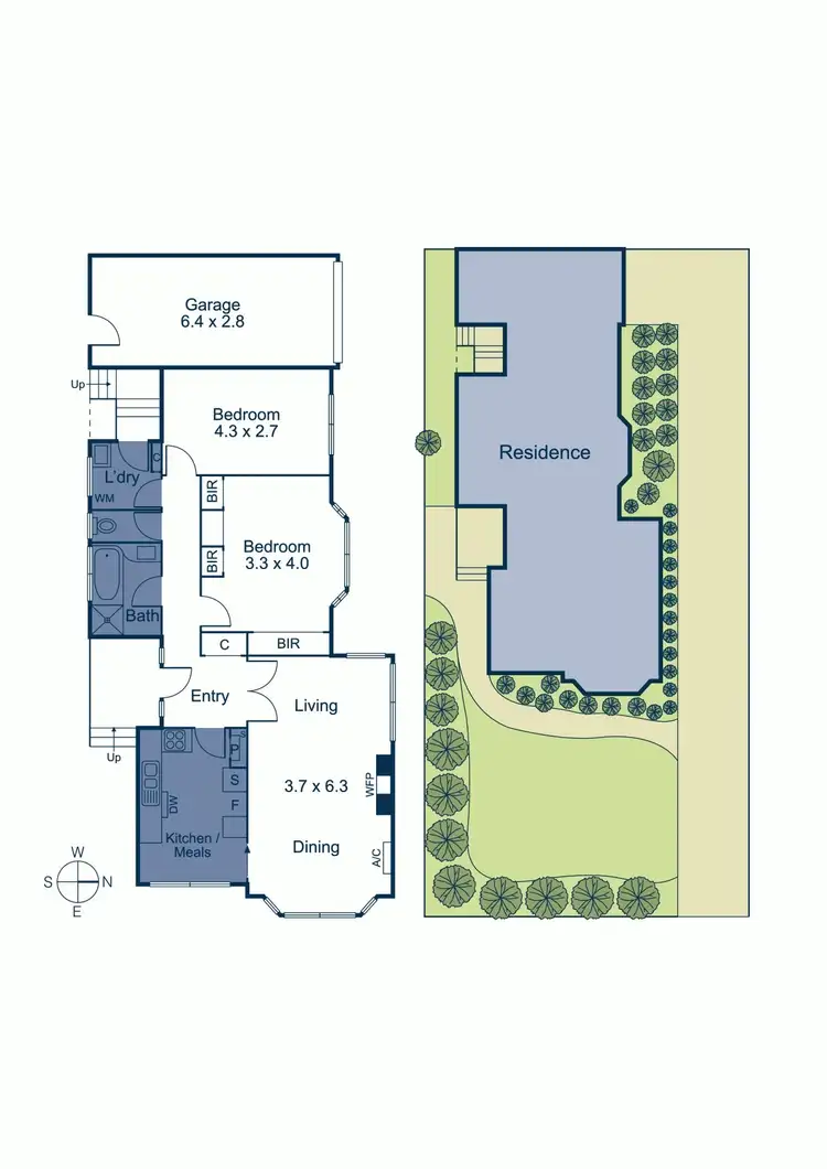Floorplan of Homely unit listing, 1/100 Warrigal Road, Surrey Hills VIC 3127