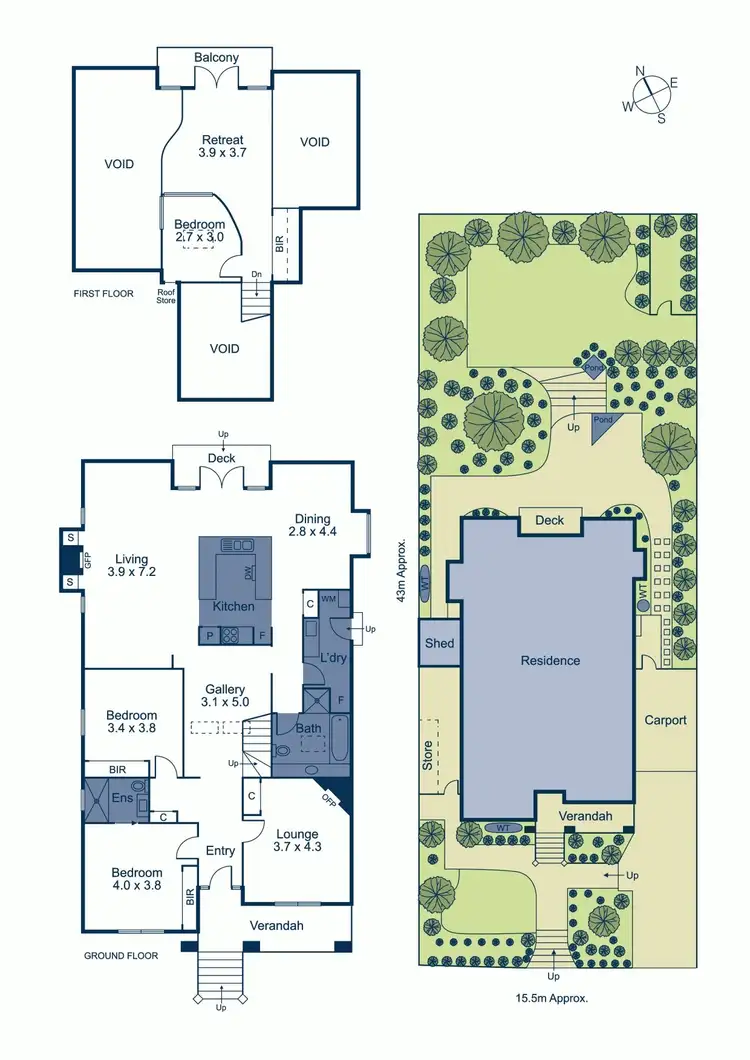 Floorplan of Homely house listing, 13 Green Street, Camberwell VIC 3124