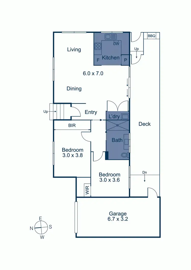 Floorplan of Homely unit listing, 1/319 Elgar Road, Surrey Hills VIC 3127