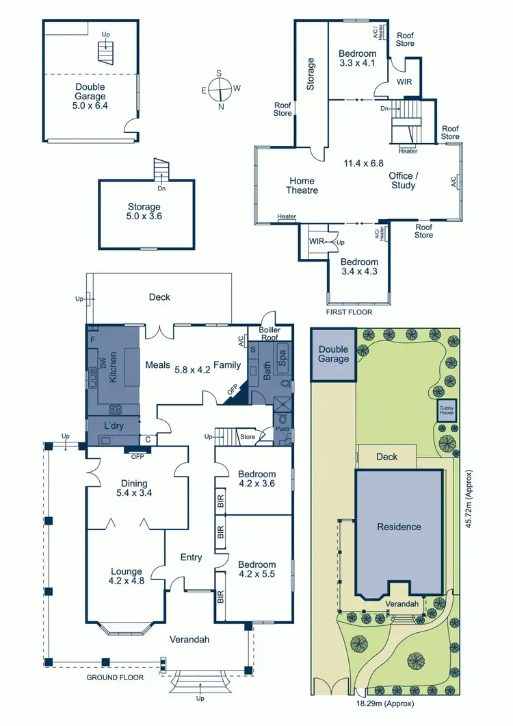 Floorplan of Homely house listing, 44 Sunnyside Avenue, Camberwell VIC 3124