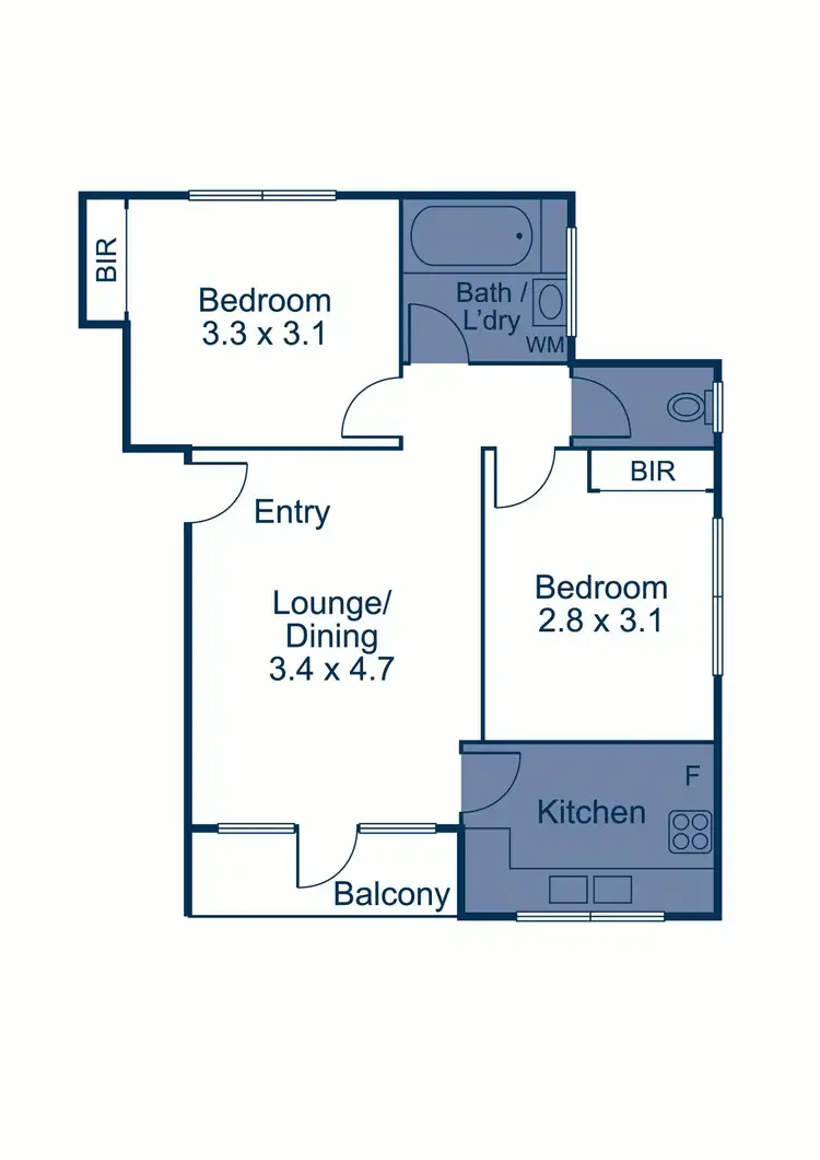 Floorplan of Homely apartment listing, 6/799 Burwood Road, Hawthorn East VIC 3123