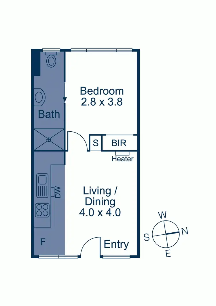 Floorplan of Homely apartment listing, 4/5 Summerlea Grove, Hawthorn VIC 3122