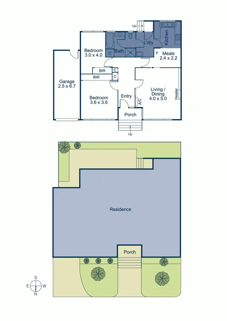 Floorplan of Homely unit listing, 2/245 Highfield Road, Camberwell VIC 3124