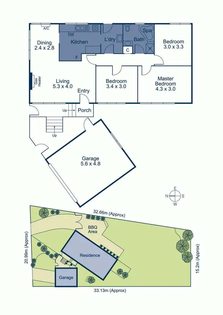 Floorplan of Homely house listing, 1 Rees Street, Burwood VIC 3125