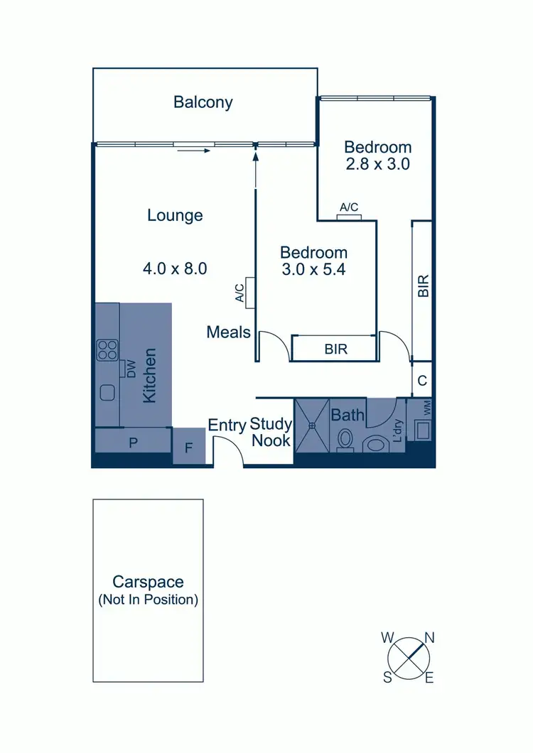 Floorplan of Homely apartment listing, 506/770D Toorak Road, Glen Iris VIC 3146