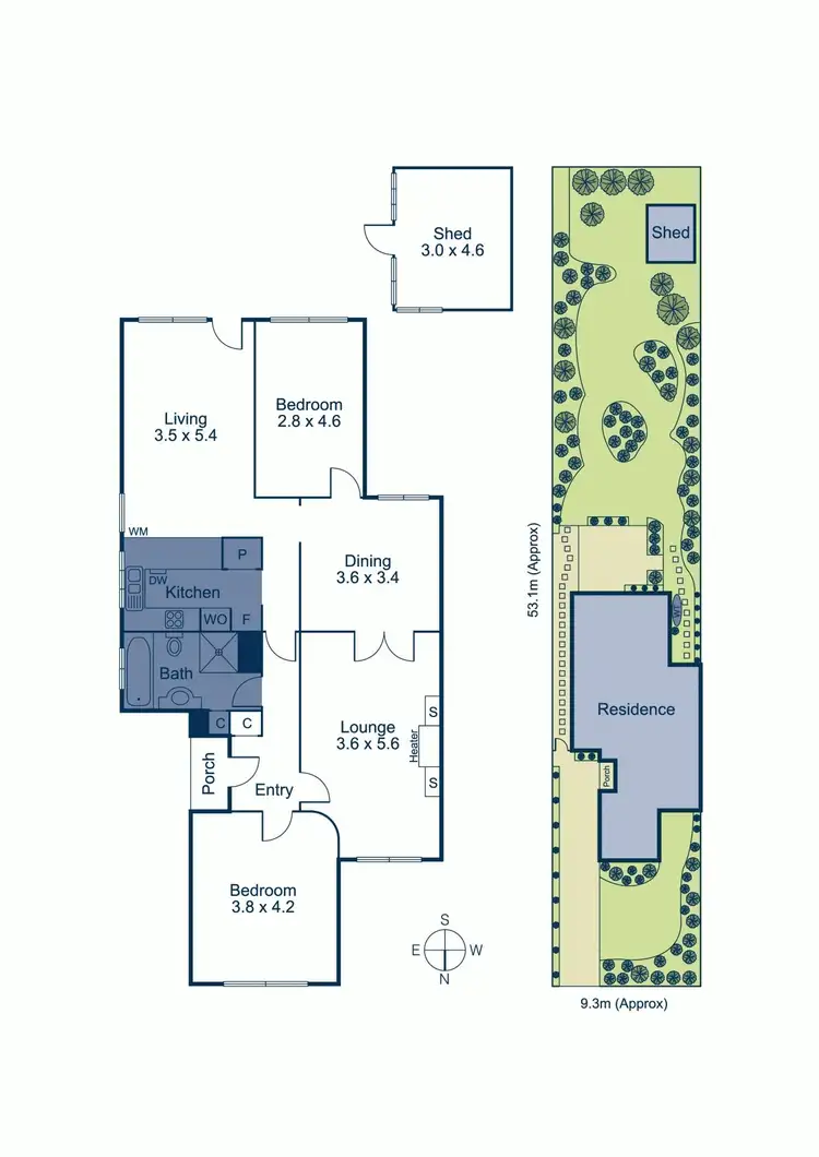 Floorplan of Homely house listing, 18 Currajong Road, Hawthorn East VIC 3123