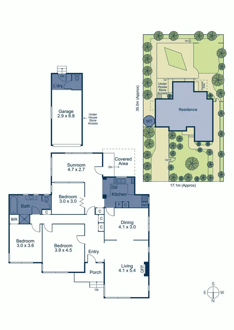 Floorplan of Homely house listing, 18 Crellin Grove, Camberwell VIC 3124