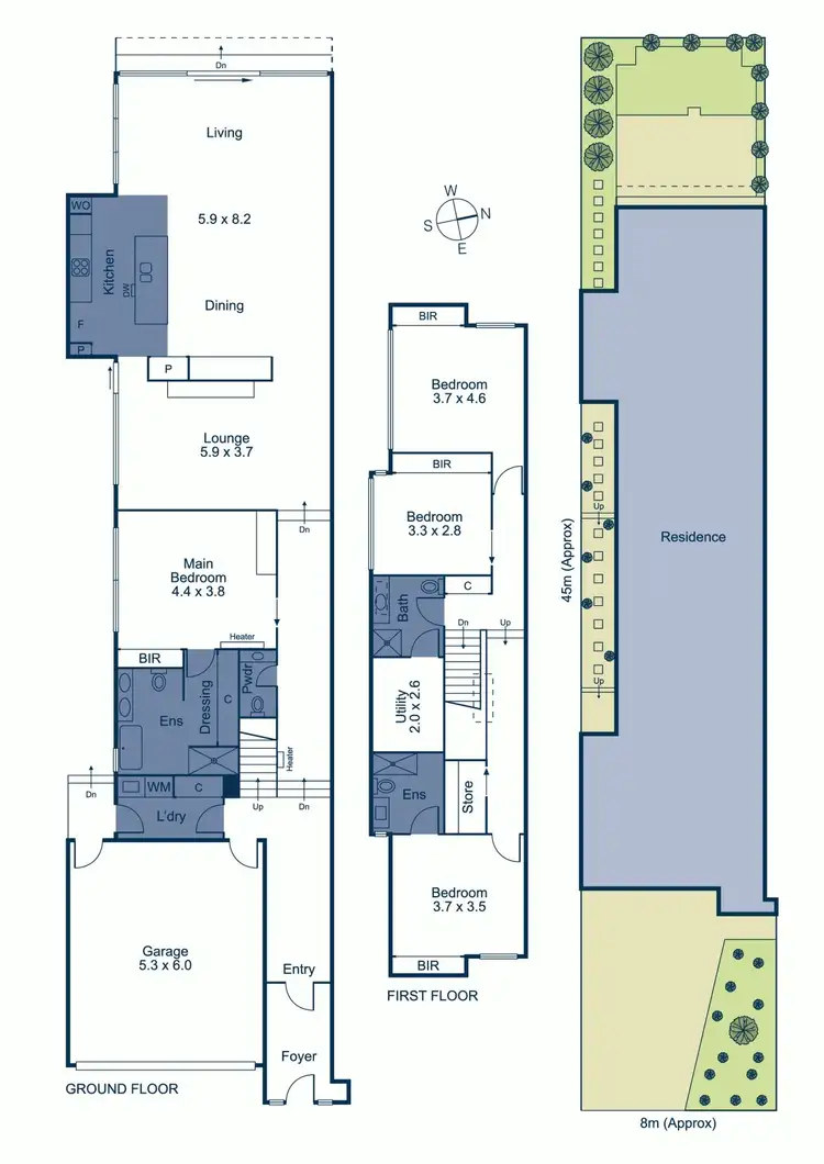 Floorplan of Homely townhouse listing, 15A Westminster Street, Balwyn VIC 3103