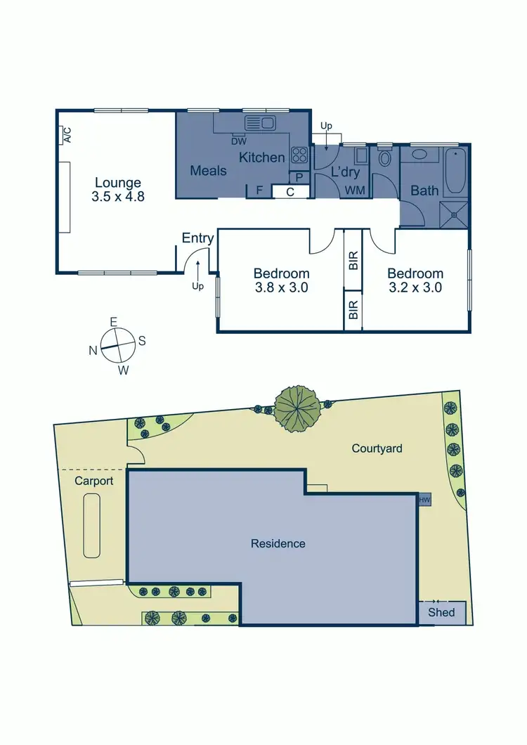 Floorplan of Homely unit listing, 4/25 Iris Road, Glen Iris VIC 3146