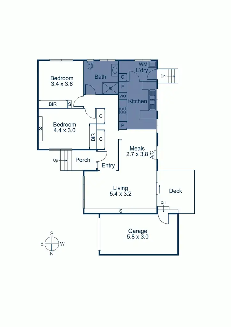 Floorplan of Homely unit listing, 4/12 Dickens Street, Glen Iris VIC 3146