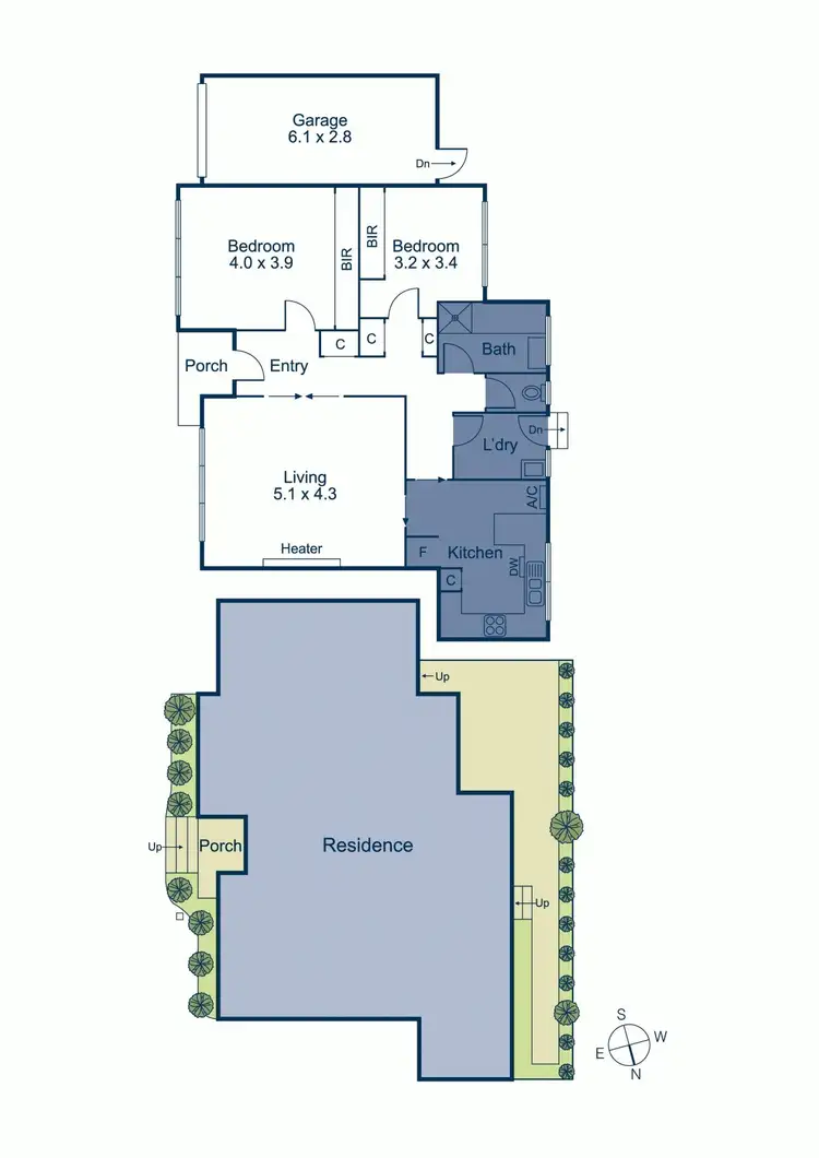 Floorplan of Homely unit listing, 2/38 Donna Buang Street, Camberwell VIC 3124