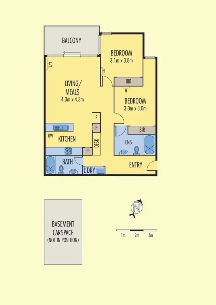 Floorplan of Homely apartment listing, 114/2A Montrose Place, Hawthorn East VIC 3123