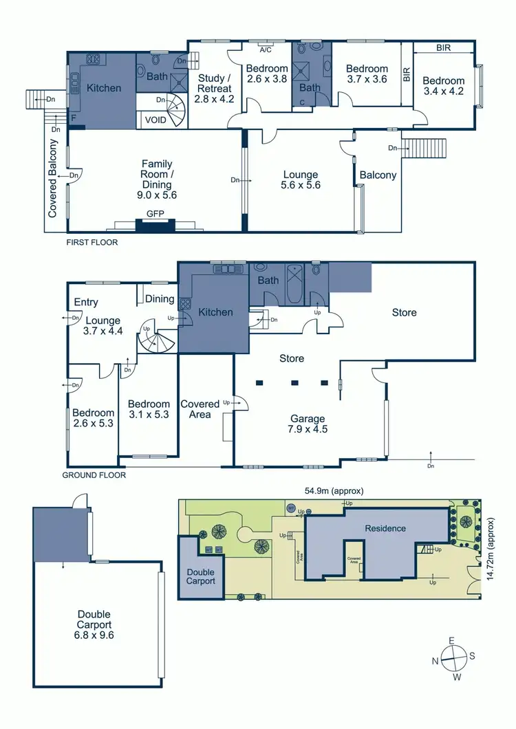 Floorplan of Homely house listing, 147 Kilby Road, Kew East VIC 3102