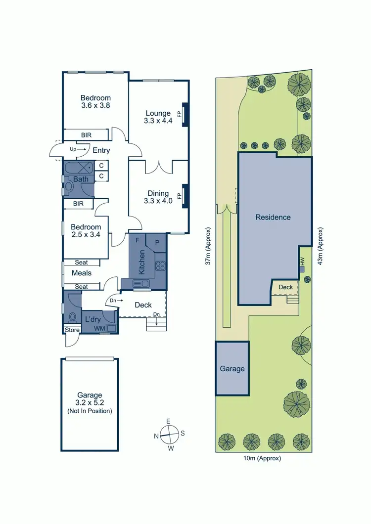 Floorplan of Homely house listing, 12 Peate Avenue, Glen Iris VIC 3146