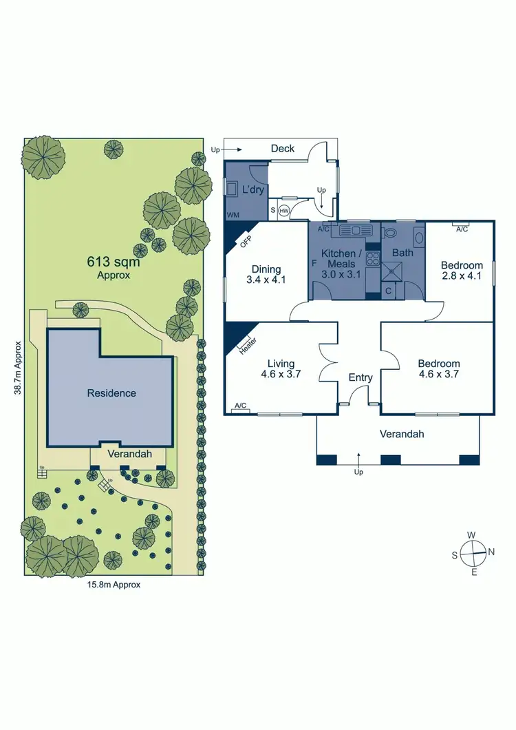 Floorplan of Homely house listing, 42 Grandview Avenue, Glen Iris VIC 3146