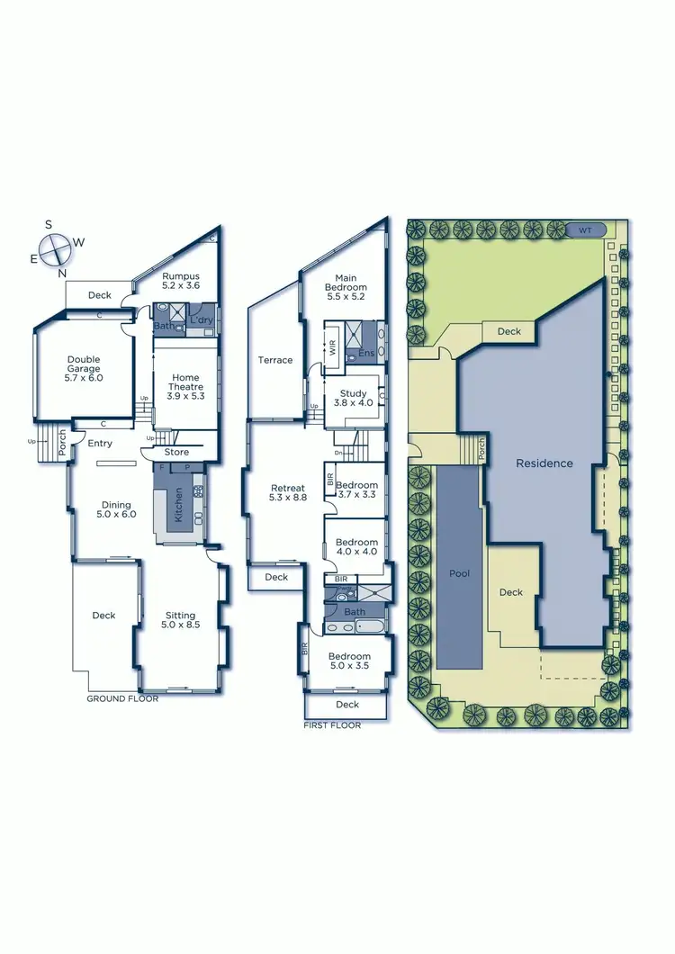 Floorplan of Homely house listing, 40 Moody Street, Balwyn North VIC 3104