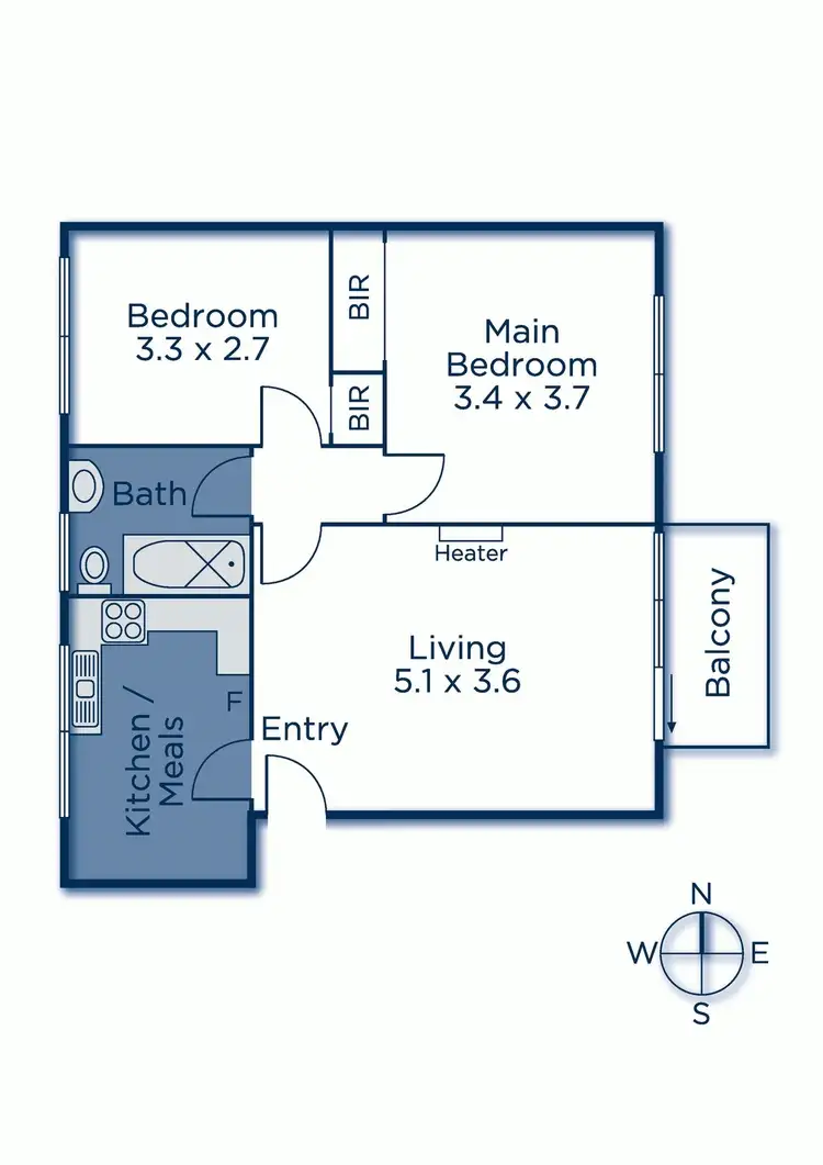 Floorplan of Homely apartment listing, 12/82 Campbell Road, Hawthorn East VIC 3123