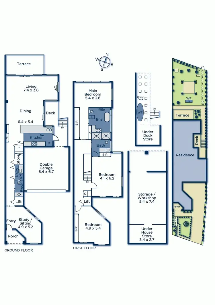 Floorplan of Homely townhouse listing, 9A Arden Court, Kew East VIC 3102