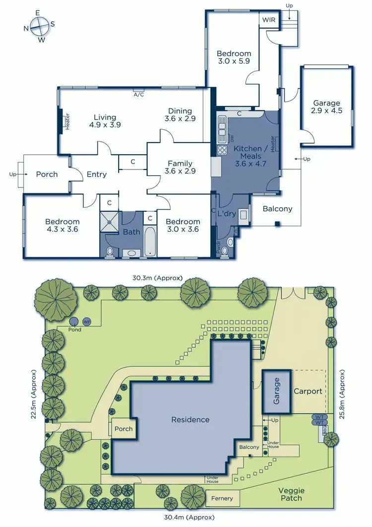 Floorplan of Homely house listing, 18 Erasmus Street, Surrey Hills VIC 3127