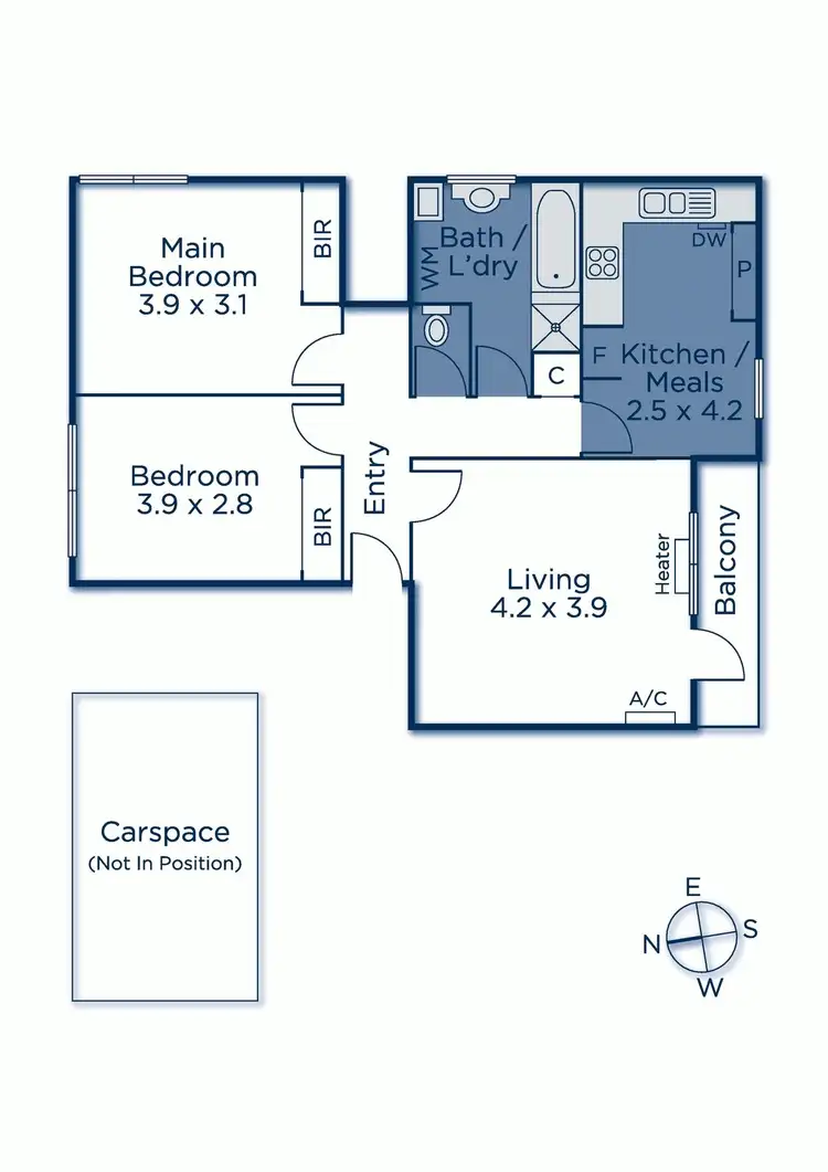 Floorplan of Homely apartment listing, 3/58 Cawkwell Street, Malvern VIC 3144