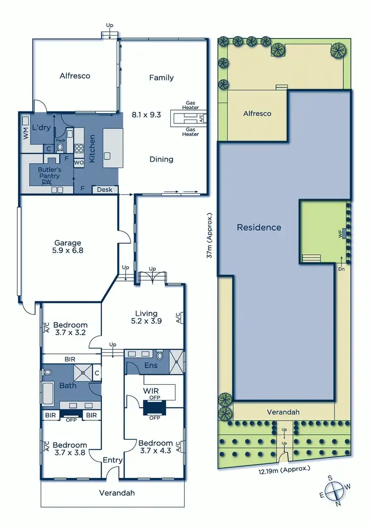 Floorplan of Homely house listing, 42 Warburton Road, Canterbury VIC 3126