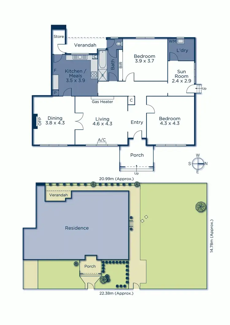 Floorplan of Homely house listing, 2A Johnston Street, Ashburton VIC 3147