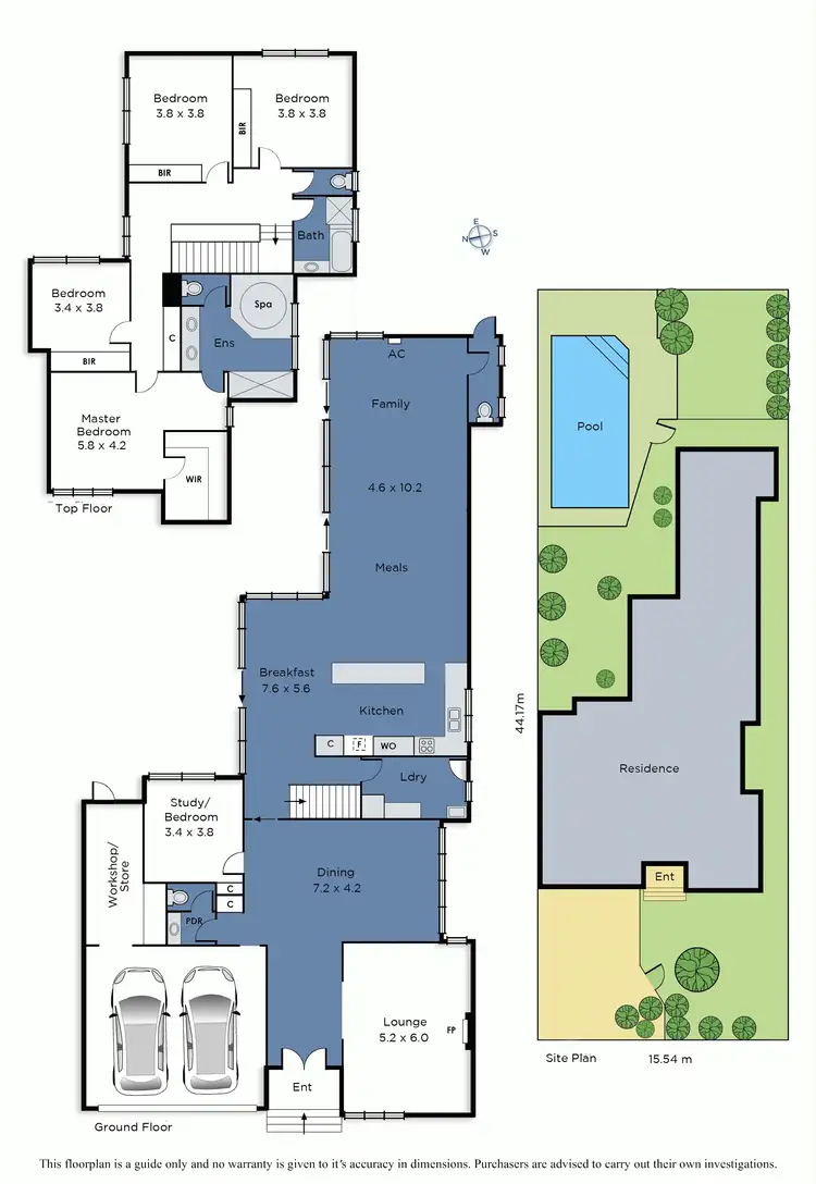 Floorplan of Homely house listing, 21 Latrobe Street, Caulfield South VIC 3162