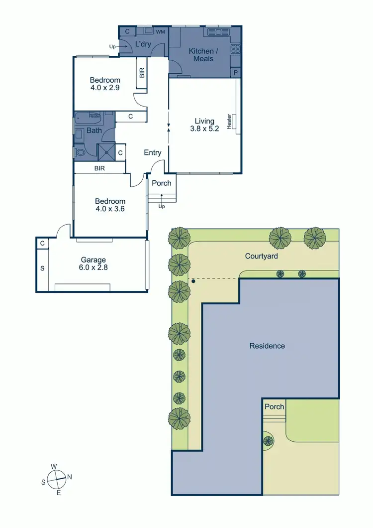 Floorplan of Homely unit listing, 4/22 Donna Buang Street, Camberwell VIC 3124