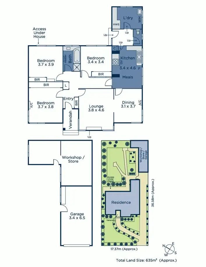 Floorplan of Homely house listing, 15 Oliver Street, Ashburton VIC 3147