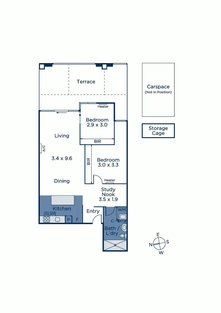 Floorplan of Homely apartment listing, 105/92 Kinkora Road, Hawthorn VIC 3122