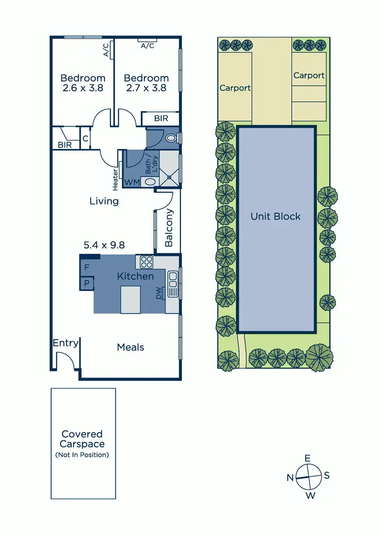 Floorplan of Homely apartment listing, 7/34 Edgar Street, Glen Iris VIC 3146