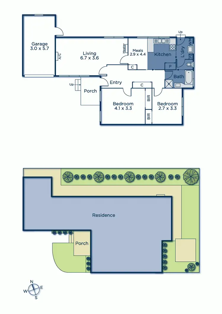 Floorplan of Homely unit listing, 3/131 Rowell Avenue, Camberwell VIC 3124