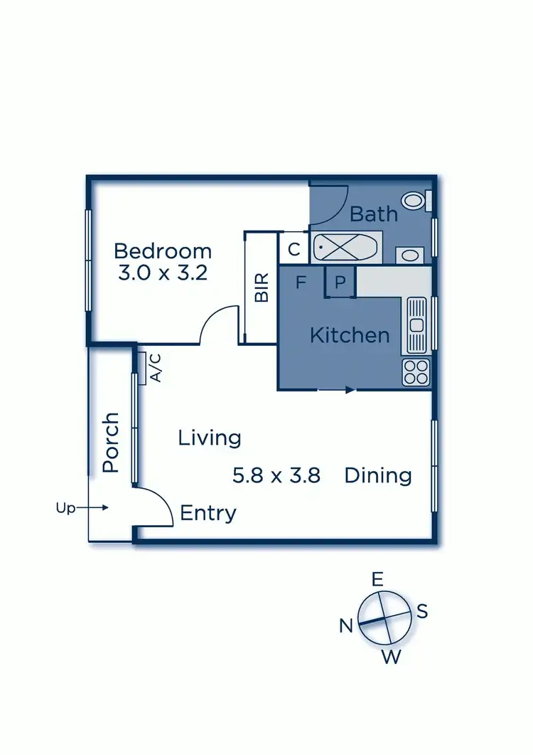 Floorplan of Homely apartment listing, 4/8 Hepburn Street, Hawthorn VIC 3122