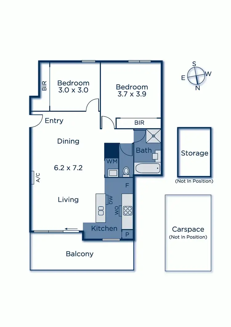 Floorplan of Homely apartment listing, 301/218 High Street, Ashburton VIC 3147