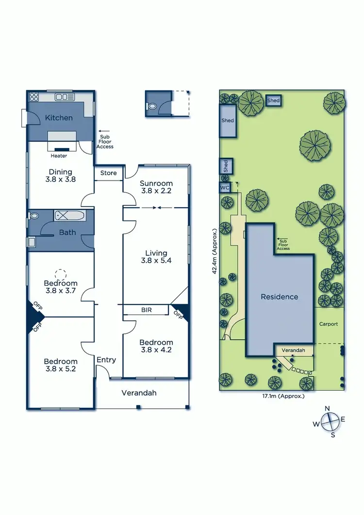 Floorplan of Homely house listing, 101 Prospect Hill Road, Camberwell VIC 3124