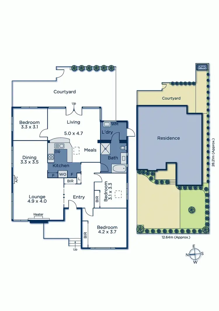 Floorplan of Homely unit listing, 1/52 Bowen Street, Malvern East VIC 3145