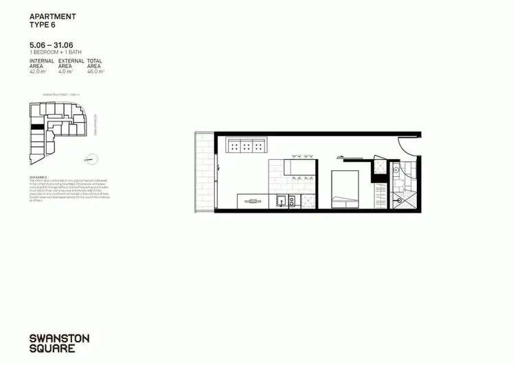 Floorplan of Homely apartment listing, 706/551 SWANSTON STREET, Carlton VIC 3053